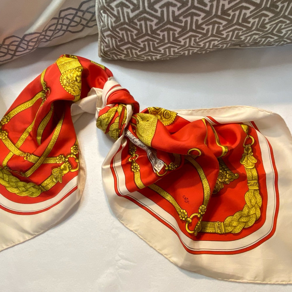 HERMES SILK SCARF